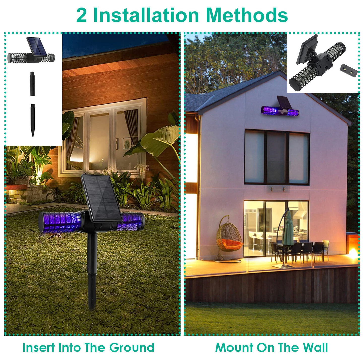 Solar Mosquito Killer Lamp Outdoor